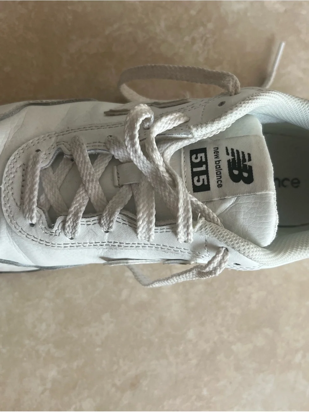 New Balance White Athletic Sneakers